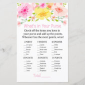 繊細な花財布のゲームの中に何があるか (正面)