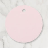 繊細な花輪 ウェディング ブライダルシャワー タグ (裏面)