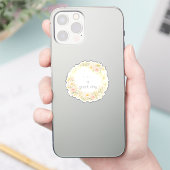 繊細な花輪 シール (スマートフォン)