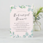 繊細な花輪 | 挙式前の食事会招待状 招待状 (スタンド正面)