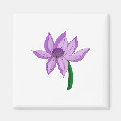 繊細な花 マグネット (正面)