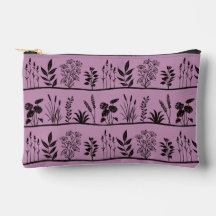 繊細な草原のミニマルブラック植物シルエット