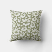 繊細な葉のアクセント枕 クッション (裏面)