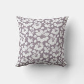 繊細な葉のアクセント枕 クッション (裏面)