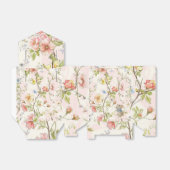 繊細な葉花と中国のスタイル フェイバーボックス (折り畳みなし)