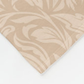 繊細な葉 フリースブランケット (角)