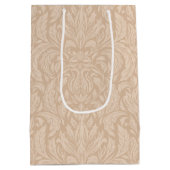 繊細な葉 ミディアムペーパーバッグ (裏面)