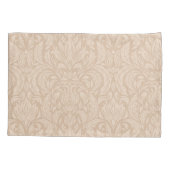 繊細な葉 枕カバー (裏面)