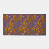 繊細な蒸気パンクのタコの工業的クリエイター デスクマット (正面)