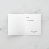 繊細な薄紫弓の花嫁の提案 招待状 (内部)