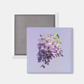 繊細な藤 マグネット (正面/裏面)