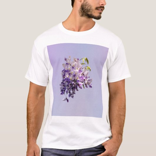 繊細な藤 Tシャツ (正面)