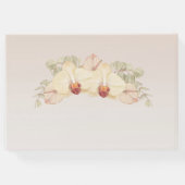 繊細な蘭の花 ゲストブック (裏面)