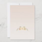 繊細な蘭結婚花 セーブザデート (裏面)