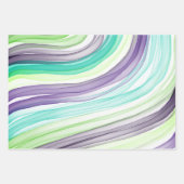 繊細な虹色ソフトラッピング紙シート ラッピングペーパーシート (正面)