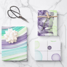 繊細な虹色ソフトラッピング紙シート