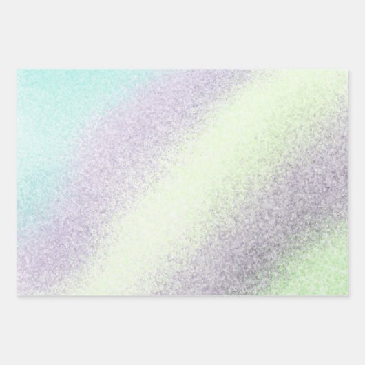 繊細な虹色ソフトラッピング紙シート ラッピングペーパーシート (正面2)