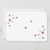 繊細な蝶が日付を保存 セーブザデート (裏面)