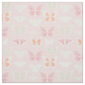 繊細な蝶のパターン ファブリック (見本)