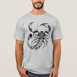 繊細な装飾の曼荼羅サソリデザイン Tシャツ