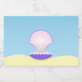 繊細な貝殻 フードラベル (シングルラベル)