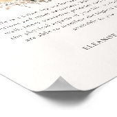 繊細な野の花のモチベーショナル・クォート ポスター (角)