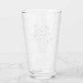 繊細な野の花の植物画 タンブラーグラス (裏面)