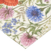繊細な野の花の草原の花 テーブルクロス (アングル)