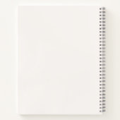 繊細な野生の花々　感動の詩 ノートブック (裏面)