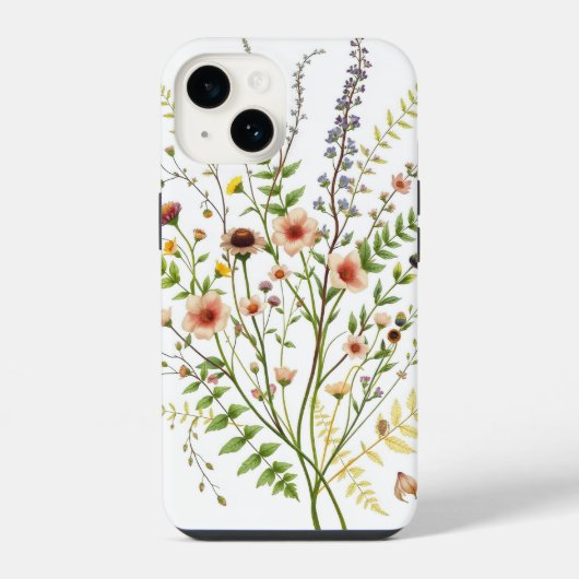 繊細な野草 iPhoneケース (裏面)