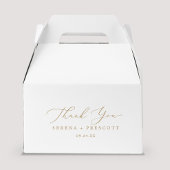 繊細な金ゴールド書道ありがとう フェイバーボックス