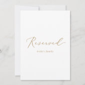 繊細な金ゴールド書道の縦置き記号 (裏面)