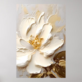 繊細な金ゴールド詳細 ポスター
