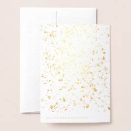 繊細な金ゴールド/銀箔 箔カード