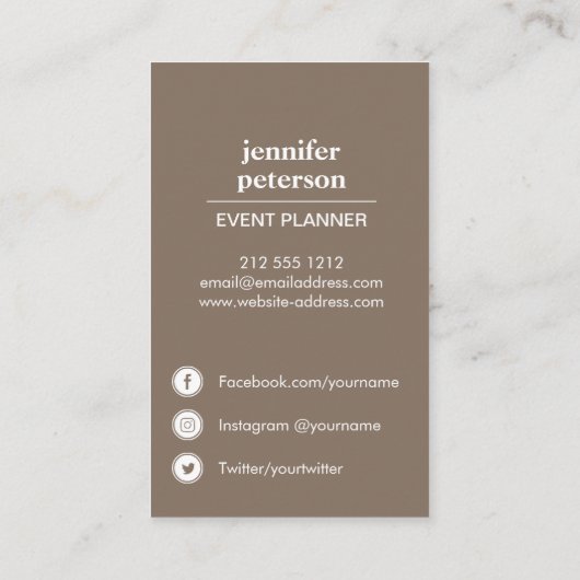 繊細な開花フローラ縦ソーシャルメディアのアイコン 名刺 (裏面)