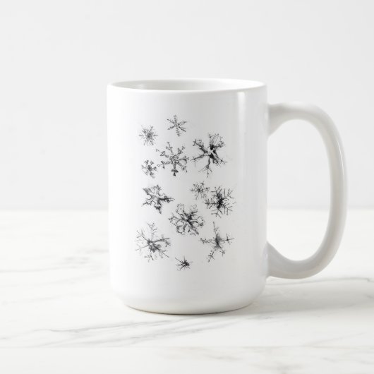 繊細な降り積もる雪 コーヒーマグカップ (右)