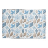 繊細な離れ霜で覆われた冬 枕カバー (裏面)