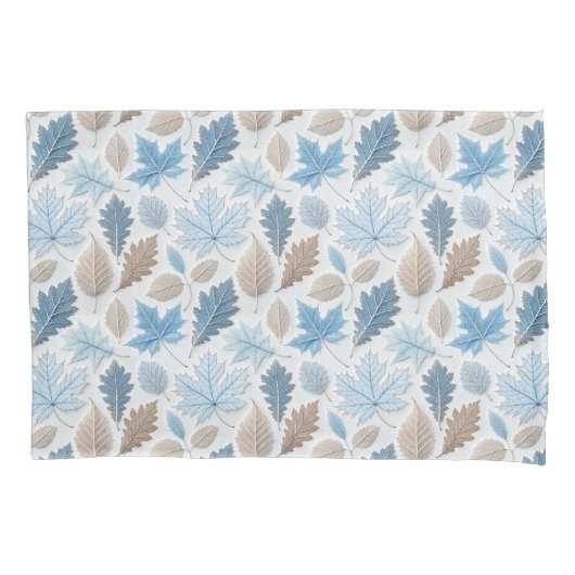 繊細な離れ霜で覆われた冬 枕カバー (正面)