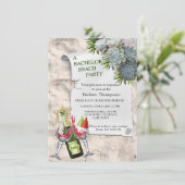 繊細な青みがかった淡いブルーの独身パーティー (スタンド正面)