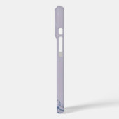 繊細な青、白、ピンク、紫の夏の開花 Case-Mate iPhoneケース (裏面 / 左)
