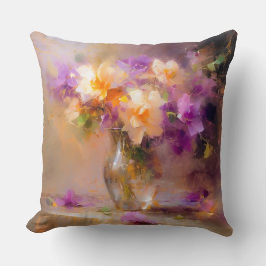 繊細な静物生活 クッション (正面)