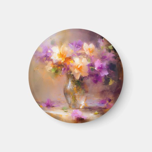 繊細な静物生活 マグネット (正面)