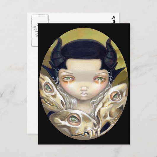 「繊細な骨」のはがき ポストカード (正面/裏面)