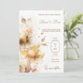 繊細な黄金のフローラ 招待状 (スタンド正面)