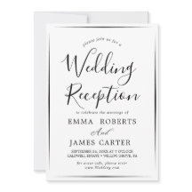 繊細な黒い書道の結婚披露宴