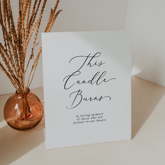 繊細な黒この蝋燭は結婚の追悼碑 台座サイン