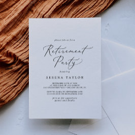 繊細な黒書除パーティー 招待状