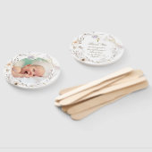 繊細な10本の野生の花のバプテスマ ハンドファン (組立なし)