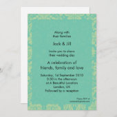 繊細な5x7 招待状 (正面/裏面)