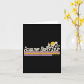 繊細なBoho花トランプレジストシャツフォックスグラブダ カード (黄色い花)